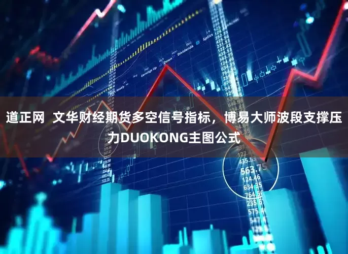 道正网  文华财经期货多空信号指标，博易大师波段支撑压力DUOKONG主图公式